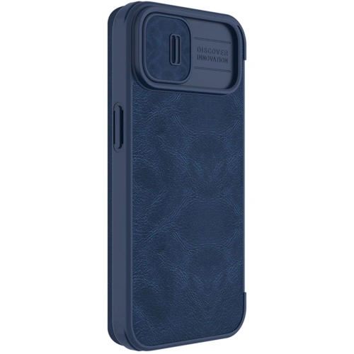 Kup Etui Nillkin Qin Leather Pro Apple iPhone 14 modrý - NLK769 - {ean13} - Sklep Home Screen