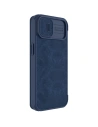 Buy Nillkin Qin Leather Pro Case Apple iPhone 14 blue - NLK769 - {ean13} - Home Screen Store Europe