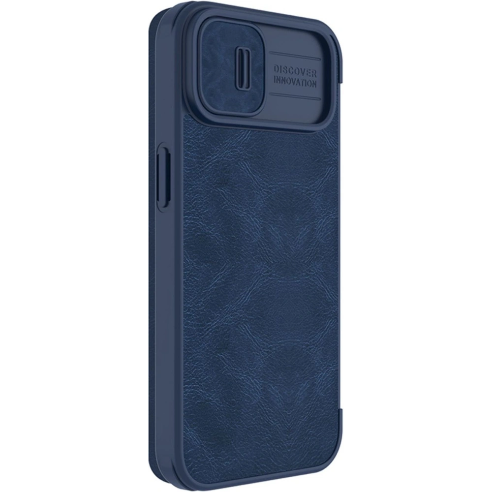 Etui Nillkin Qin Leather Pro Apple iPhone 14 niebieski