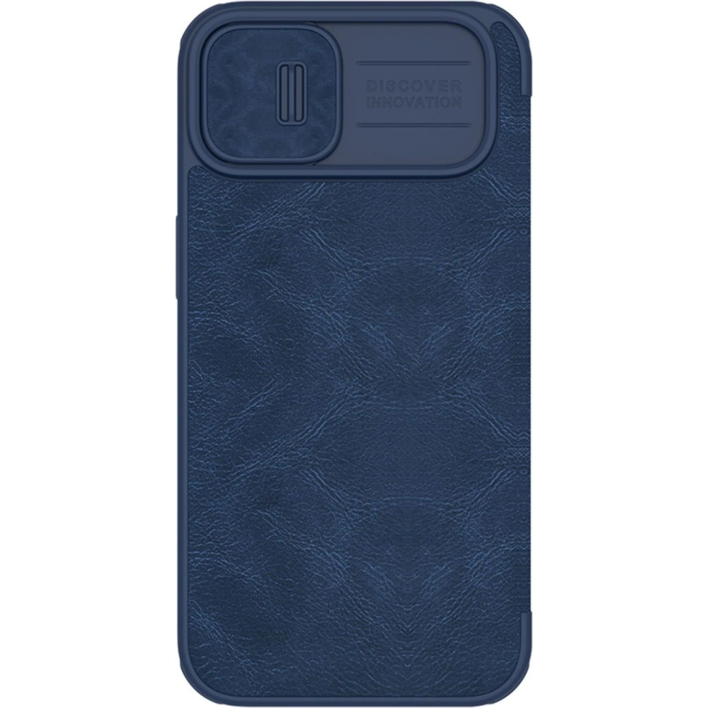 Etui Nillkin Qin Leather Pro Apple iPhone 14 niebieski