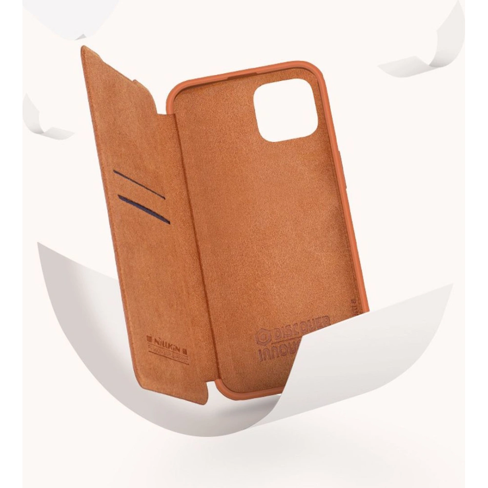 Etui Nillkin Qin Leather Pro Apple iPhone 14 niebieski