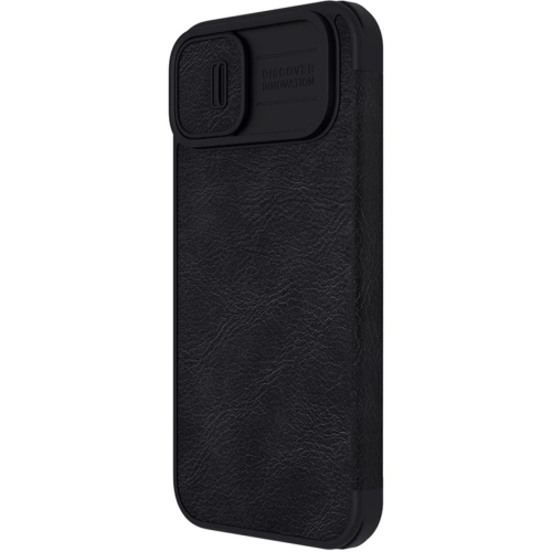 Kup Etui Nillkin Qin Leather Pro Apple iPhone 14 Plus / 15 Plus černé - NLK774 - {ean13} - Sklep Home Screen