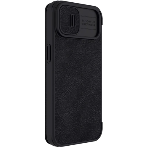 Kup Etui Nillkin Qin Leather Pro Apple iPhone 14 Plus / 15 Plus černé - NLK774 - {ean13} - Sklep Home Screen