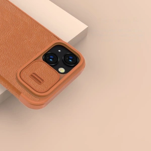 Etui Nillkin Qin Leather Pro Apple iPhone 14 Plus / 15 Plus czarny