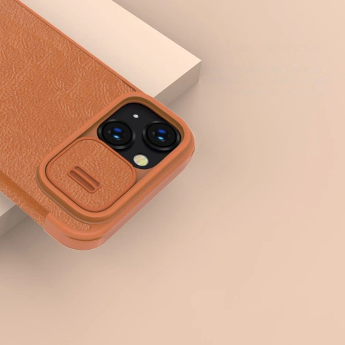 Kup Etui Nillkin Qin Leather Pro Apple iPhone 14 Plus / 15 Plus černé - NLK774 - {ean13} - Sklep Home Screen