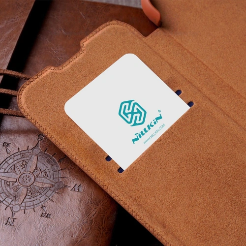 Kup Etui Nillkin Qin Leather Pro Apple iPhone 14 Plus / 15 Plus černé - NLK774 - {ean13} - Sklep Home Screen