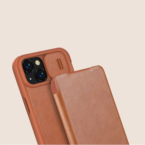 Kup Etui Nillkin Qin Leather Pro Apple iPhone 14 Plus / 15 Plus černé - NLK774 - {ean13} - Sklep Home Screen
