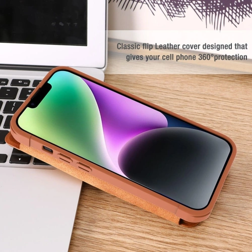 Kup Etui Nillkin Qin Leather Pro Apple iPhone 14 Plus / 15 Plus černé - NLK774 - {ean13} - Sklep Home Screen