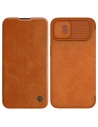 Etui Nillkin Qin Leather Pro Apple iPhone 14 Plus / 15 Plus maro