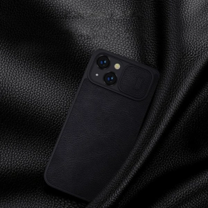 Etui Nillkin Qin Leather Pro Apple iPhone 14 Plus / 15 Plus brązowy