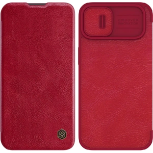 Etui Nillkin Qin Leather Pro Apple iPhone 14 Plus / 15 Plus czerwony