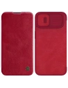 Kup Etui Nillkin Qin Leather Pro Apple iPhone 14 Plus / 15 Plus piros - NLK776 - {ean13} - Sklep Home Screen
