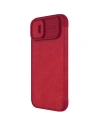 Kup Etui Nillkin Qin Leather Pro Apple iPhone 14 Plus / 15 Plus piros - NLK776 - {ean13} - Sklep Home Screen