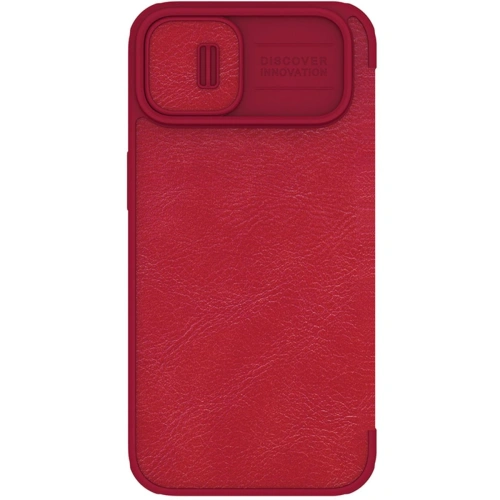 Kup Etui Nillkin Qin Leather Pro Apple iPhone 14 Plus / 15 Plus roșu - NLK776 - {ean13} - Sklep Home Screen