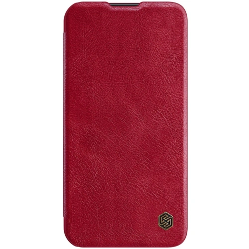 Kup Etui Nillkin Qin Leather Pro Apple iPhone 14 Plus / 15 Plus roșu - NLK776 - {ean13} - Sklep Home Screen
