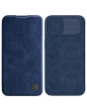 Etui Nillkin Qin Leather Pro Apple iPhone 14 Plus / 15 Plus kék