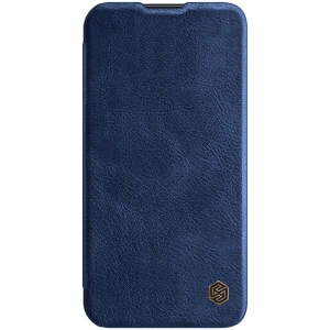 Etui Nillkin Qin Leather Pro Apple iPhone 14 Plus / 15 Plus niebieski
