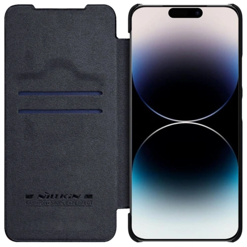 Kup Etui Nillkin Qin Leather Pro Apple iPhone 14 Pro Max černé - NLK778 - {ean13} - Sklep Home Screen