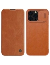 Kup Etui Nillkin Qin Leather Pro Apple iPhone 14 Pro Max hnědý - NLK779 - {ean13} - Sklep Home Screen