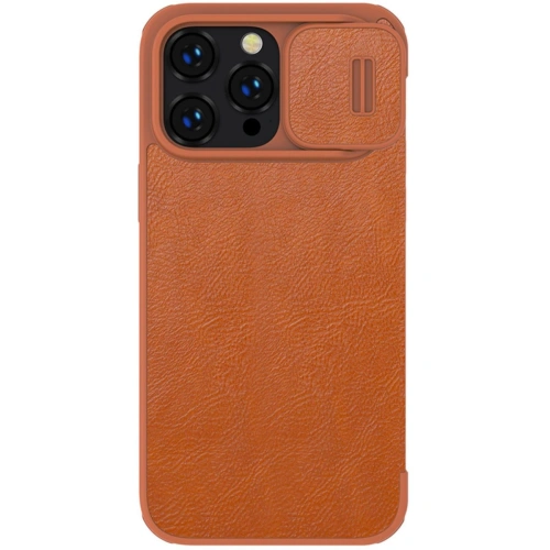 Kup Etui Nillkin Qin Leather Pro Apple iPhone 14 Pro Max hnědý - NLK779 - {ean13} - Sklep Home Screen