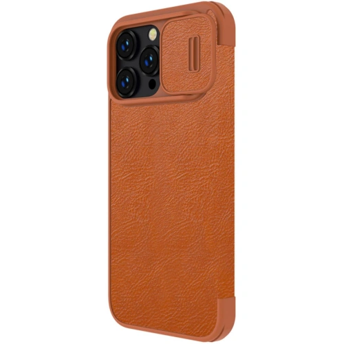Kup Etui Nillkin Qin Leather Pro Apple iPhone 14 Pro Max hnědý - NLK779 - {ean13} - Sklep Home Screen