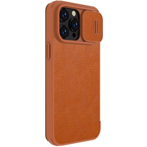 Kup Etui Nillkin Qin Leather Pro Apple iPhone 14 Pro Max hnědý - NLK779 - {ean13} - Sklep Home Screen