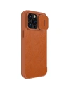Kup Etui Nillkin Qin Leather Pro Apple iPhone 14 Pro Max hnědý - NLK779 - {ean13} - Sklep Home Screen