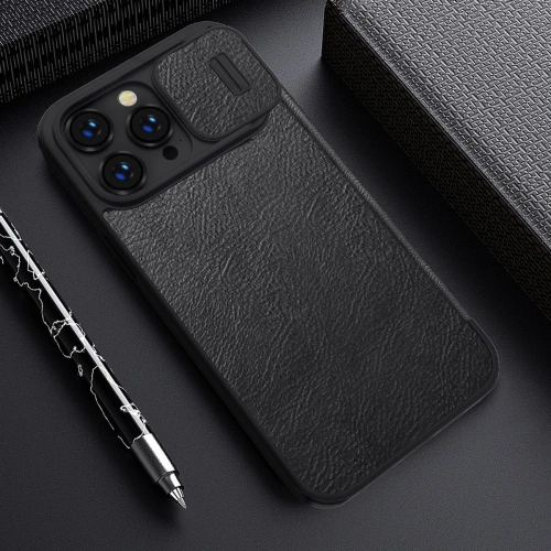 Kup Etui Nillkin Qin Leather Pro Apple iPhone 14 Pro Max hnědý - NLK779 - {ean13} - Sklep Home Screen