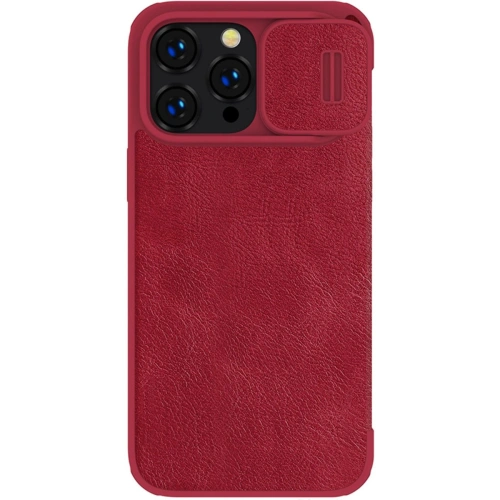Kup Etui Nillkin Qin Leather Pro Apple iPhone 14 Pro Max červená - NLK780 - {ean13} - Sklep Home Screen