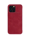 Kup Etui Nillkin Qin Leather Pro Apple iPhone 14 Pro Max červená - NLK780 - {ean13} - Sklep Home Screen