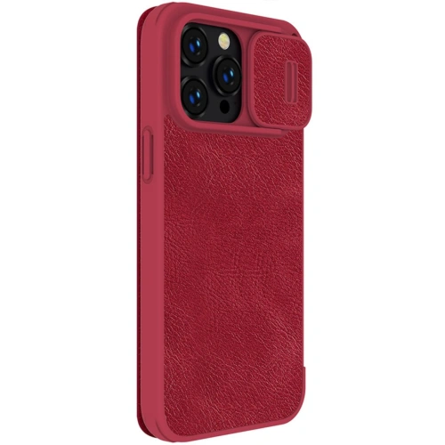 Kup Etui Nillkin Qin Leather Pro Apple iPhone 14 Pro Max červená - NLK780 - {ean13} - Sklep Home Screen