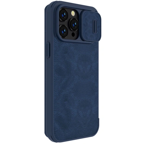 Kup Etui Nillkin Qin Leather Pro Case Apple iPhone 14 Pro Max modrý - NLK781 - {ean13} - Sklep Home Screen