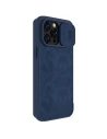 Kup Etui Nillkin Qin Leather Pro Case Apple iPhone 14 Pro Max niebieski - NLK781 - {ean13} - Sklep Home Screen