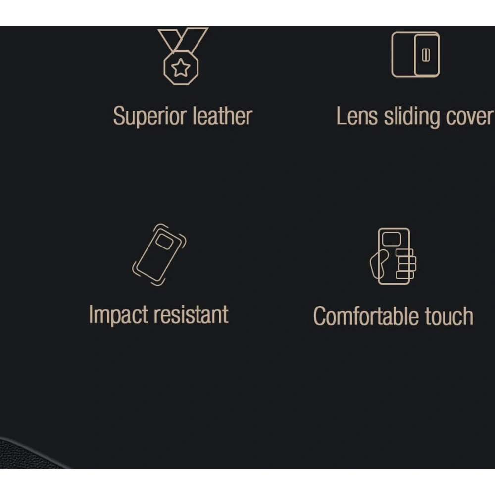 Etui Nillkin Qin Leather Pro Case Apple iPhone 14 czarny