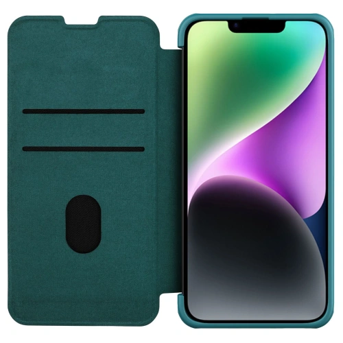Kup Case Nillkin Qin Leder Pro Case Apple iPhone 14 grün - NLK783 - {ean13} - Sklep Home Screen