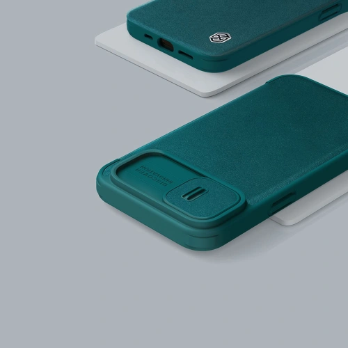 Kup Case Nillkin Qin Leder Pro Case Apple iPhone 14 grün - NLK783 - {ean13} - Sklep Home Screen