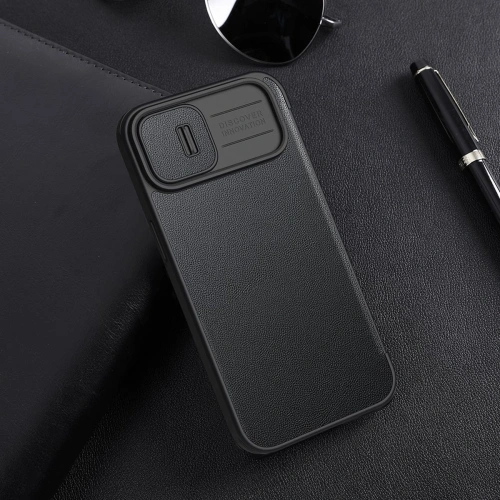 Kup Etui Nillkin Qin Leather Pro Case Apple iPhone 14 zöld - NLK783 - {ean13} - Sklep Home Screen