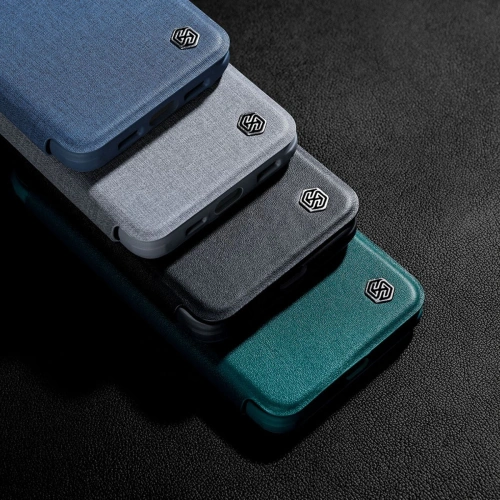 Kup Case Nillkin Qin Leder Pro Case Apple iPhone 14 grün - NLK783 - {ean13} - Sklep Home Screen