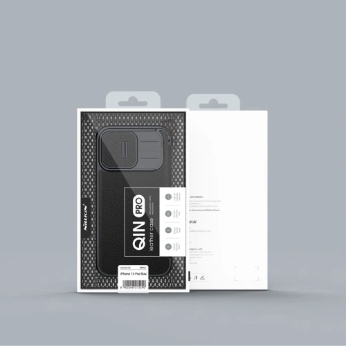 Kup Etui Nillkin Qin Leather Pro Case Apple iPhone 14 Pro Max černé - NLK788 - {ean13} - Sklep Home Screen