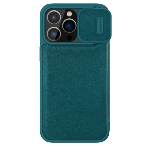 Kup Case Nillkin Qin Leather Pro Case Apple iPhone 14 Pro Max grün - NLK789 - {ean13} - Sklep Home Screen