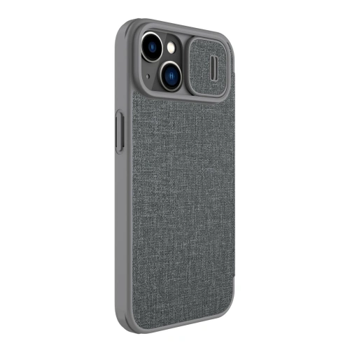 Kup Case Nillkin Qin Cloth Pro Apple iPhone 14 grau - NLK791 - {ean13} - Sklep Home Screen