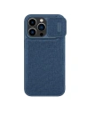Etui Nillkin Qin Cloth Pro Apple iPhone 14 Pro modrý
