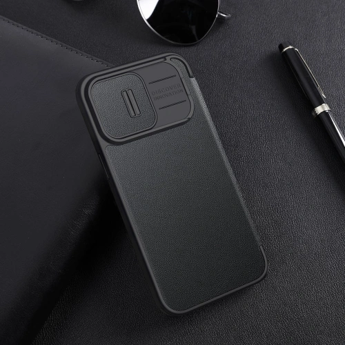Kup Etui Nillkin Qin Cloth Pro Apple iPhone 14 Pro šedé - NLK793 - {ean13} - Sklep Home Screen