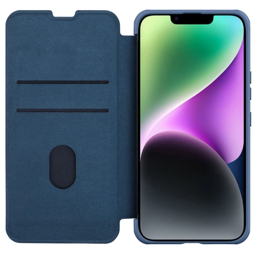 Kup Etui Nillkin Qin Cloth Pro Apple iPhone 14 Plus / 15 Plus modrý - NLK794 - {ean13} - Sklep Home Screen