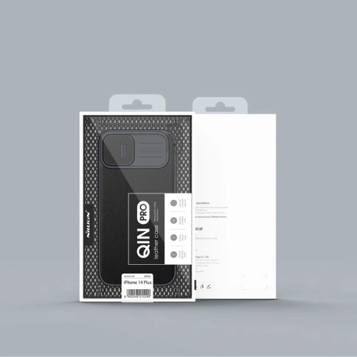 Kup Etui Nillkin Qin Cloth Pro Apple iPhone 14 Plus / 15 Plus kék - NLK794 - {ean13} - Sklep Home Screen