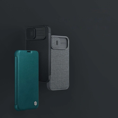 Kup Case Nillkin Qin Cloth Pro Apple iPhone 14 Plus / 15 Plus blau - NLK794 - {ean13} - Sklep Home Screen