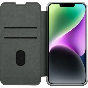Etui Nillkin Qin Cloth Pro Apple iPhone 14 Plus / 15 Plus szary