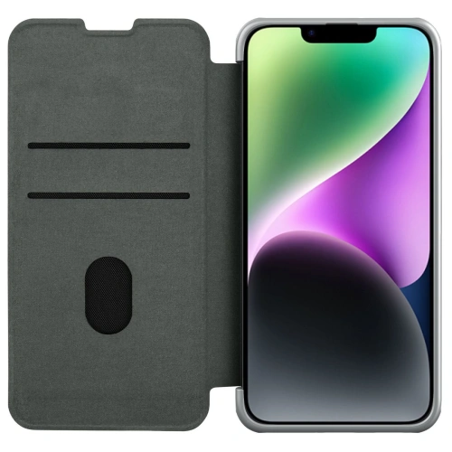 Kup Etui Nillkin Qin Cloth Pro Apple iPhone 14 Plus / 15 Plus šedé - NLK795 - {ean13} - Sklep Home Screen