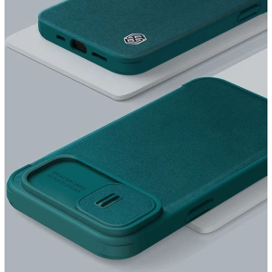 Etui Nillkin Qin Cloth Pro Apple iPhone 14 Plus / 15 Plus szary