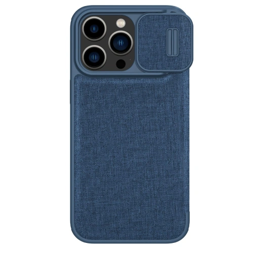 Kup Case Nillkin Qin Cloth Pro Apple iPhone 14 Pro Max blau - NLK796 - {ean13} - Sklep Home Screen